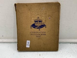 Lot 1095  
            Marchington SR13 - Parcel Delivery Only 

                
THE CORONATION SOUVENIR BOOK 1937: LOCATION - F2
