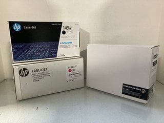 Lot 118  
            Marchington SR13 - Parcel Delivery Only 

                
3 X ASSORTED TONER CARTRIDGES TO INCLUDE HP LASERJET 149A CARTRIDGE: LOCATION - WH4