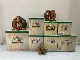 Lot 1230  
            Marchington SR13 - Parcel Delivery Only 

                
A COLLECTION OF 'HEDGIES' ANIMAL FIGURES, ALL BOXED: LOCATION - F1