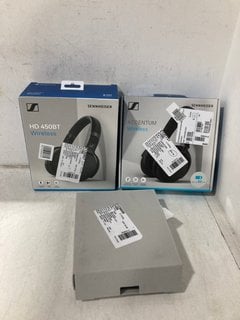 Lot 1240  
            Marchington SR13 - Parcel Delivery Only 

                
3 X ASSORTED TECH ITEMS TO INCLUDE SENNHEISER HD 450BT WIRELESS HEADPHONES IN BLA...