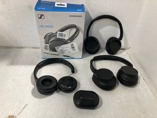 Lot 1243  
            Marchington SR13 - Parcel Delivery Only 

                
QTY OF ASSORTED TECH ITEMS TO INCLUDE SENNHEISER HD 400S HEADPHONES IN BLACK: LOC...