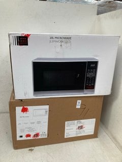 Lot 1257  
            Marchington SR13 - Parcel Delivery Only 

                
2 X JOHN LEWIS & PARTNERS 20 LITRE MICROWAVES IN SILVER: LOCATION - D5
