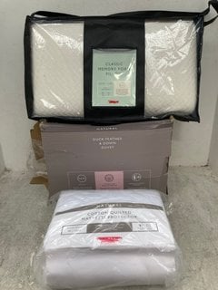 Lot 1293  
            Marchington SR13 - Parcel Delivery Only 

                
3 X ASSORTED BEDDING ITEMS TO INCLUDE JOHN LEWIS & PARTNERS CLASSIC MEMORY FOAM P...