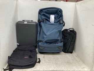 Lot 1307  
            Marchington SR13 - Parcel Delivery Only 

                
3 X ASSORTED TRAVEL ITEMS TO INCLUDE JOHN LEWIS & PARTNERS 4 WHEELED HARD SHELL C...