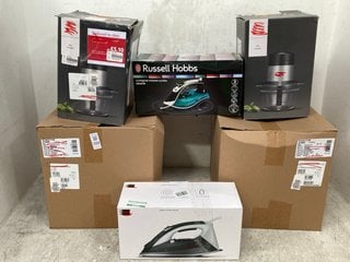 Lot 1311  
            Marchington SR13 - Parcel Delivery Only 

                
6 X ASSORTED KITCHEN APPLIANCES TO INCLUDE JOHN LEWIS & PARTNERS MINI CHOPPER: LO...