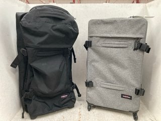 Lot 1319  
            Marchington SR13 - Parcel Delivery Only 

                
EASTPAK LARGE DUFFLE BAG IN BLACK TO INCLUDE EASTPAK 4 WHEELED TRANSIT'R DUFFLE B...