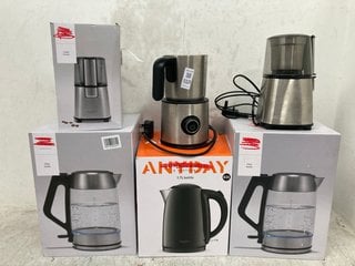 Lot 1321  
            Marchington SR13 - Parcel Delivery Only 

                
QTY OF ASSORTED KITCHEN APPLIANCES TO INCLUDE JOHN LEWIS & PARTNERS ANYDAY 1.7 LI...