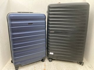 Lot 1329  
            Marchington SR13 - Parcel Delivery Only 

                
AMERICAN TOURISTER 4 WHEELED HARD SHELL LARGE SUITCASE IN BLACK TO INCLUDE JOHN L...