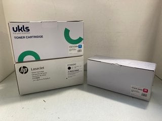 Lot 132  
            Marchington SR13 - Parcel Delivery Only 

                
3 X ASSORTED PRINTER CARTRIDGES TO INCLUDE HP LASERJET CF460XC TONER CARTRIDGE IN...