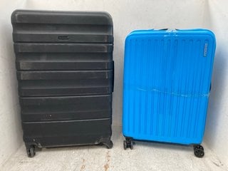 Lot 1354  
            Marchington SR13 - Parcel Delivery Only 

                
AMERICAN TOURISTER HARDSHELL SPINNER SUITCASE IN LIGHT BLUE TO INCLUDE JOHN LEWIS...
