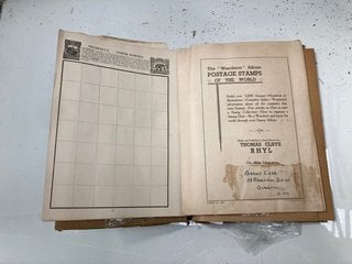 Lot 1363  
            Marchington SR13 - Parcel Delivery Only 

                
NANTIQUE STAMP ALBUM AND CONTENTS AND A SMALL PACKET OF LOOSE VINTAGE STAMPS: LOC...