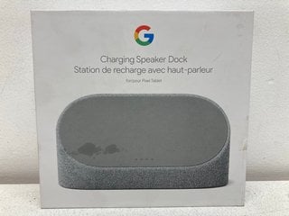 Lot 13  
            Marchington SR13 - Parcel Delivery Only 

                
GOOGLE CHARGING SPEAKER DOCK FOR PIXEL TABLET - GREY (SEALED) - ORIGINAL RRP £139...