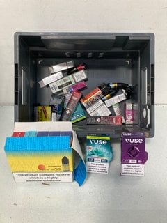 Lot 183  
            Marchington SR13 - Parcel Delivery Only 

                
QTY OF ASSORTED VAPING ITEMS TO INCLUDE SERIOUSLY POD FILL VAPE JUICE IN BLOOD OR...