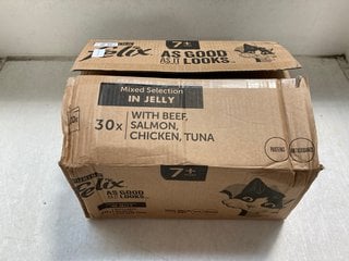 Lot 190  
            Marchington SR13 - Parcel Delivery Only 

                
QTY OF PURINA FELIX AS GOOD AS IT LOOKS 7+ MIXED SELECTION IN JELLY CAT FOOD- BBE...
