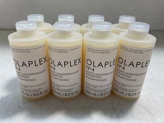 Lot 227  
            Marchington SR13 - Parcel Delivery Only 

                
6 X 250ML OLAPLEX NO4 BOND MAINTENANCE SHAMPOOS -ORIGINAL COMBINED RRP £120.00: L...