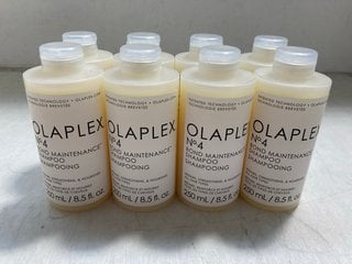 Lot 228  
            Marchington SR13 - Parcel Delivery Only 

                
6 X 250ML OLAPLEX NO4 BOND MAINTENANCE SHAMPOOS -ORIGINAL COMBINED RRP £120.00: L...