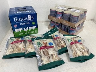 Lot 265  
            Marchington SR13 - Parcel Delivery Only 

                
QTY OF ASSORTED PET FOOD ITEMS TO INCLUDE DOKAS RABBIT EAR PACKS - BBE: 28/02/202...