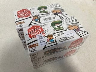 Lot 272  
            Marchington SR13 - Parcel Delivery Only 

                
4 X TRIAL BY TROLLEY MORAL DILEMMAS AND TROLLEY MURDER PARTY GAMES: LOCATION - H14