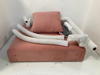 Lot 300  
            Marchington SR13 - Parcel Delivery Only 

                
ARMCHAIR IN PINK VELVET: LOCATION - H13