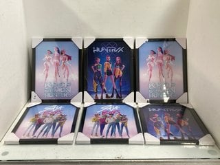 Lot 307  
            Marchington SR13 - Parcel Delivery Only 

                
6 X K-POP DEMON HUNTERS FRAMED PICTURES: LOCATION - H12
