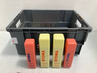 Lot 316  
            Marchington SR13 - Parcel Delivery Only 

                
6 X BYOMA CREAMY JELLY CLEANSERS TO INCLUDE 8 X BYOMA BALANCING FACE MISTS - COMB...