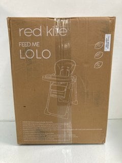 Lot 317  
            Marchington SR13 - Parcel Delivery Only 

                
RED KITE FEED ME LOLO HIGH CHAIR: LOCATION - H12