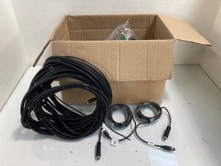 Lot 319  
            Marchington SR13 - Parcel Delivery Only 

                
QTY OF TECH ITEMS TO INCLUDE CMS SUPATRAK RCM00838 BLACK CABLE: LOCATION - H12