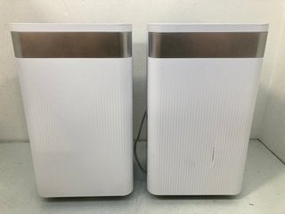 Lot 328  
            Marchington SR13 - Parcel Delivery Only 

                
2 X KALORIK 12L DEHUMIDIFIERS WITH 2L WATER TANK AND TIMER - COMBINED ORIGINAL RR...