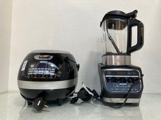 Lot 337  
            Marchington SR13 - Parcel Delivery Only 

                
COOK'S ESSENTIAL MULTI PURPOSE COOKER TO INCLUDE NINJA SOUP MAKER & BLENDER: LOCA...
