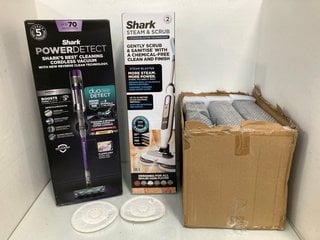 Lot 348  
            Marchington SR13 - Parcel Delivery Only 

                
5 X HOUSEHOLD ITEMS TO INCLUDE SHARK POWER DETECT CORDLESS VACUUM CLEANER - COMBI...