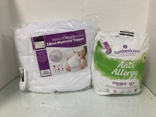 Lot 368  
            Marchington SR13 - Parcel Delivery Only 

                
SUPERSOFT MICROFIBRE 10CM MATTRESS TOPPER - SIZE: SINGLE: 90 x 190 + 10 CM TO INC...