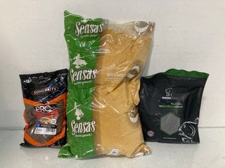 Lot 372  
            Marchington SR13 - Parcel Delivery Only 

                
4 X ASSORTED FISHING ITEMS TO INCLUDE NASH BAIT MONSTER SHRIMP PELLET 2MM - BBE: ...