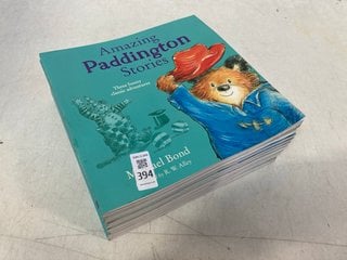 Lot 394  
            Marchington SR13 - Parcel Delivery Only 

                
10 X BOOKS - AMAZING PADDINGTON STORIES THREE FUNNY CLASSIC ADVENTURES BY MICHAEL...