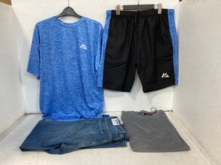 Lot 405  
            Marchington SR13 - Parcel Delivery Only 

                
4 X ASSORTED MENS CLOTHING - UK SIZE: 2XL TO INCLUDE HUGO BOSS RE MAINE BLUE JEAN...