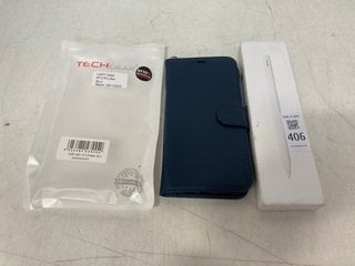 Lot 406  
            Marchington SR13 - Parcel Delivery Only 

                
APPLE PENCIL WITH USB-C TO INCLUDE TECH GEAR IPHONE 12 PRO MAX NAVY CASE: LOCATIO...