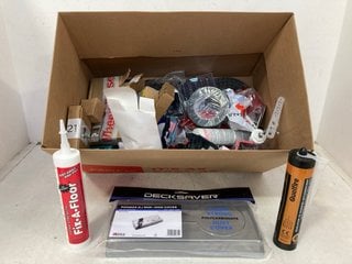 Lot 409  
            Marchington SR13 - Parcel Delivery Only 

                
QTY OF HARDWARE ITEMS TO INCLUDE EXTRA STRENGTH FIX - A - FLOOR SEALANT: LOCATION...