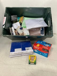 Lot 410  
            Marchington SR13 - Parcel Delivery Only 

                
QTY OF STATIONERY ITEMS TO INCLUDE PACK OF BEROL DRY WIPE BLACK PENS: LOCATION - H7