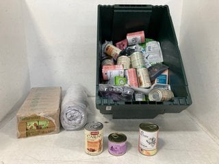 Lot 411  
            Marchington SR13 - Parcel Delivery Only 

                
QTY OF ASSORTED PET ITEMS TO INCLUDE ANIMONDA CARNY KITTEN CANNED FOOD - BBE: 18/...