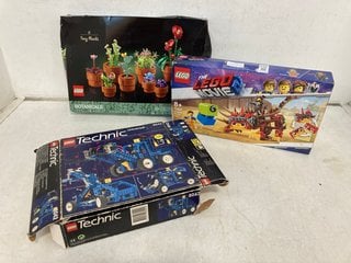 Lot 414  
            Marchington SR13 - Parcel Delivery Only 

                
3 X ASSORTED KIDS TOYS TO INCLUDE LEGO TECHNICS BRICK PACK: LOCATION - H6