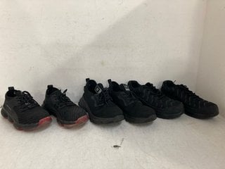 Lot 438  
            Marchington SR13 - Parcel Delivery Only 

                
3 X ASSORTED MENS PAIRS OF SHOES TO INCLUDE LARNMERN WORK BLACK SAFETY SHOES - UK...