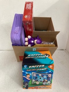 Lot 448  
            Marchington SR13 - Parcel Delivery Only 

                
QTY OF KIDS TOYS TO INCLUDE SET OF 24 CHRISTMAS DUCKS: LOCATION - H5