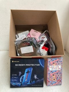 Lot 463  
            Marchington SR13 - Parcel Delivery Only 

                
QTY OF ASSORTED TECH ITEMS TO INCLUDE CANON 4 PACK PRINTER CARTRIDGES: LOCATION - H4