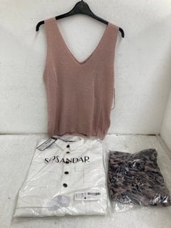 Lot 469  
            Marchington SR13 - Parcel Delivery Only 

                
3 X ASSORTED SOSANDER LADIES CLOTHING IN UK SIZES 12 & 14 TO INCLUDE SOSANDER MET...