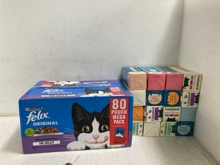 Lot 489  
            Marchington SR13 - Parcel Delivery Only 

                
QTY OF ASSORTED PET FOOD ITEMS TO INCLUDE UNTAMED CHICKEN VARIETY PACK CAT FOOD-B...
