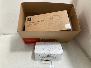 Lot 495  
            Marchington SR13 - Parcel Delivery Only 

                
QTY OF ASSORTED ITEMS TO INCLUDE JOHN LEWIS & PARTNERS HEIRLOOM COLLECTION BABY G...