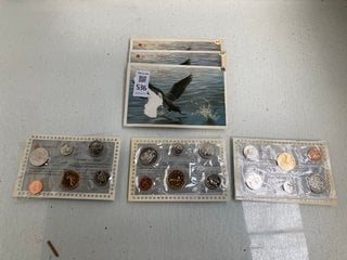 Lot 536  
            Marchington SR13 - Parcel Delivery Only 

                
3 X ROYAL CANADIAN MINT COIN SETS TO INCLUDE 1988 COINAGE SET, BRILLIANT AND UNCI...