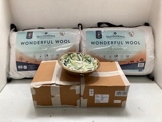 Lot 56  
            Marchington SR13 - Parcel Delivery Only 

                
QTY OF 25 CM MANGO WOOD BOWLS IN OLIVE DESIGN TO INCLUDE 2 X SLUMBERDOWN WONDERFU...