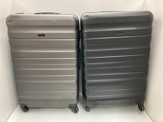 Lot 570  
            Marchington SR13 - Parcel Delivery Only 

                
2 X JOHN LEWIS & PARTNERS LARGE WHEELED HARD SHELL SUITCASES IN GREY AND BLACK: L...