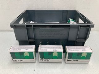 Lot 586  
            Marchington SR13 - Parcel Delivery Only 

                
QTY OF TROVIRAN 60 CAPSULE METABOLISM SUPPORT FOOD SUPPLEMENT CAPSULES -BBE 08/27...