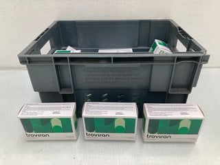 Lot 588  
            Marchington SR13 - Parcel Delivery Only 

                
QTY OF TROVIRAN 60 CAPSULE METABOLISM SUPPORT FOOD SUPPLEMENT CAPSULES -BBE 08/27...